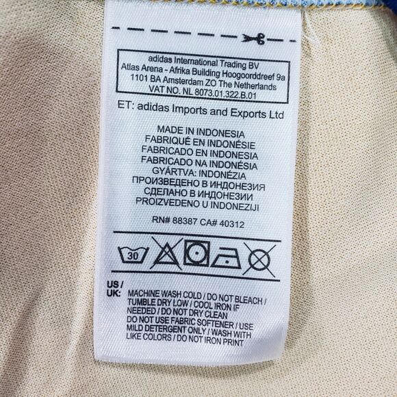 Adidas MENS SIZE 2XL Custom DAWGS White Blue Gold Soccer Jersey Shirt - Picture 8 of 12